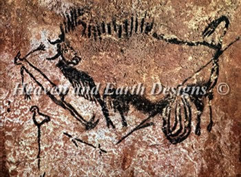 QS Buffalo - Ancient Stone Wall Painting - Click Image to Close